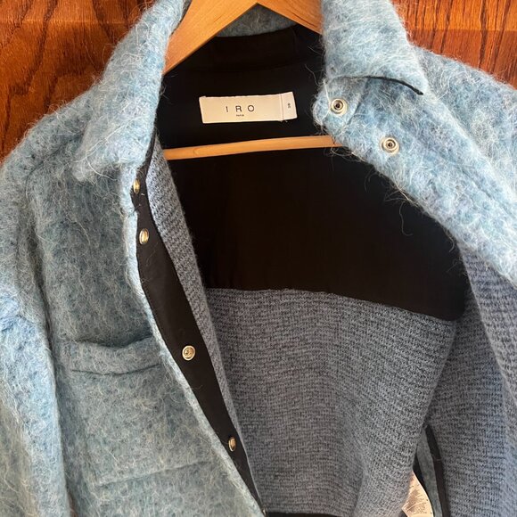 A.L.C. Blue Mohair Jacket Size 36 / US 6 - Picture 4 of 6